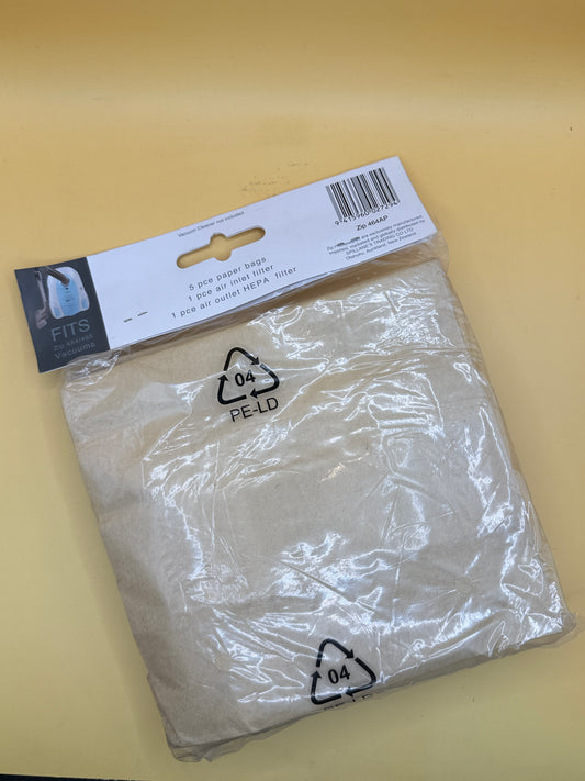 ZIP Vacuum Cleaner Accessory Filter Pack for Zip 464/465