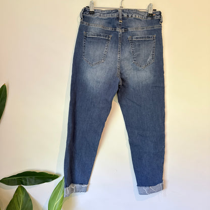 N & M Size 29 Medium-Wash Blue Jeans