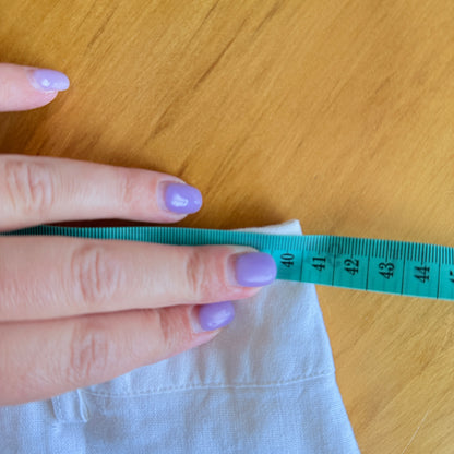 Glassons White Linen-Blend Midi Skirt Size 10