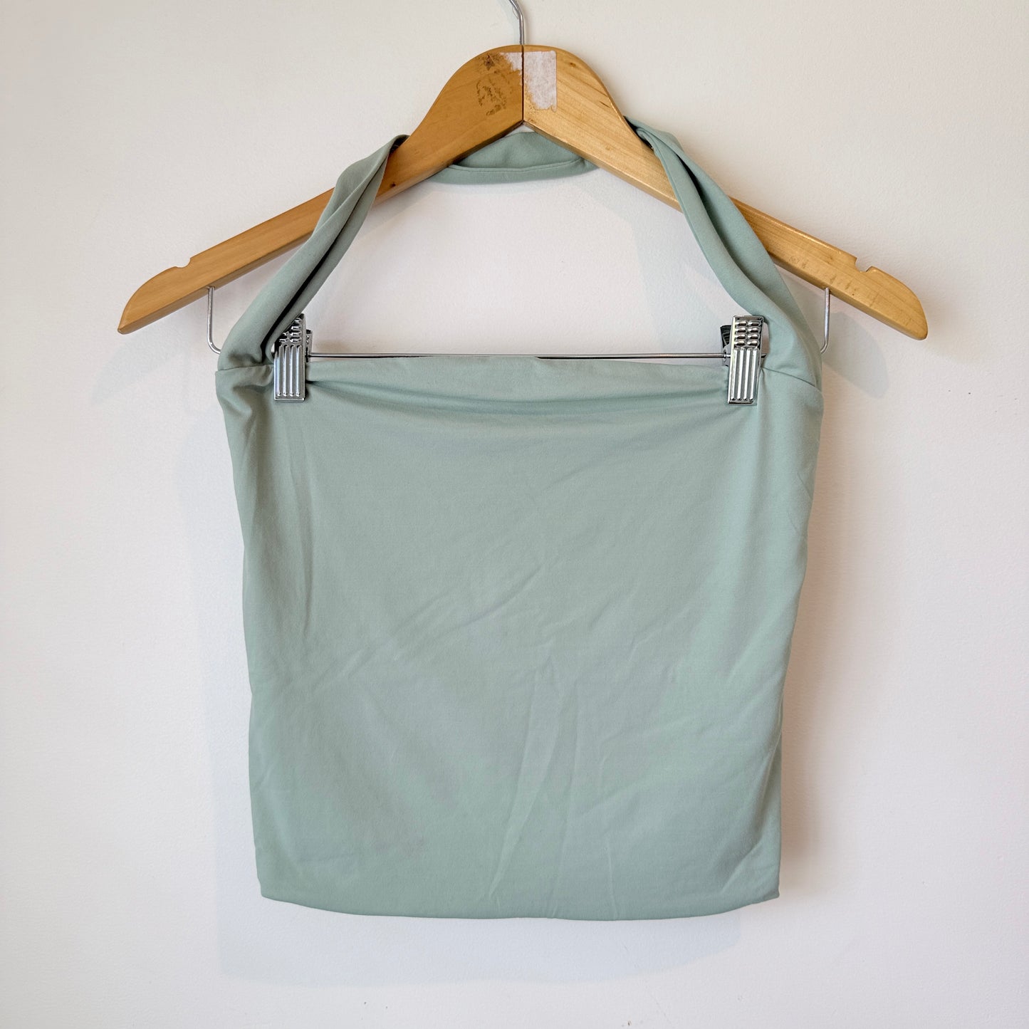 Glassons Sage Green Halter Neck Top Size M