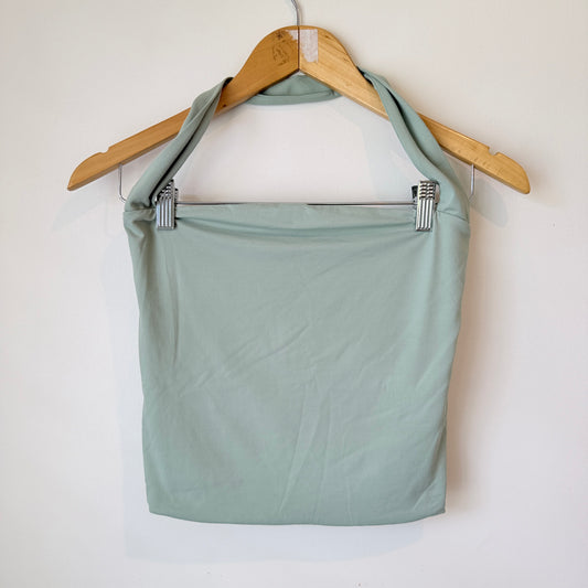 Glassons Sage Green Halter Neck Top Size M