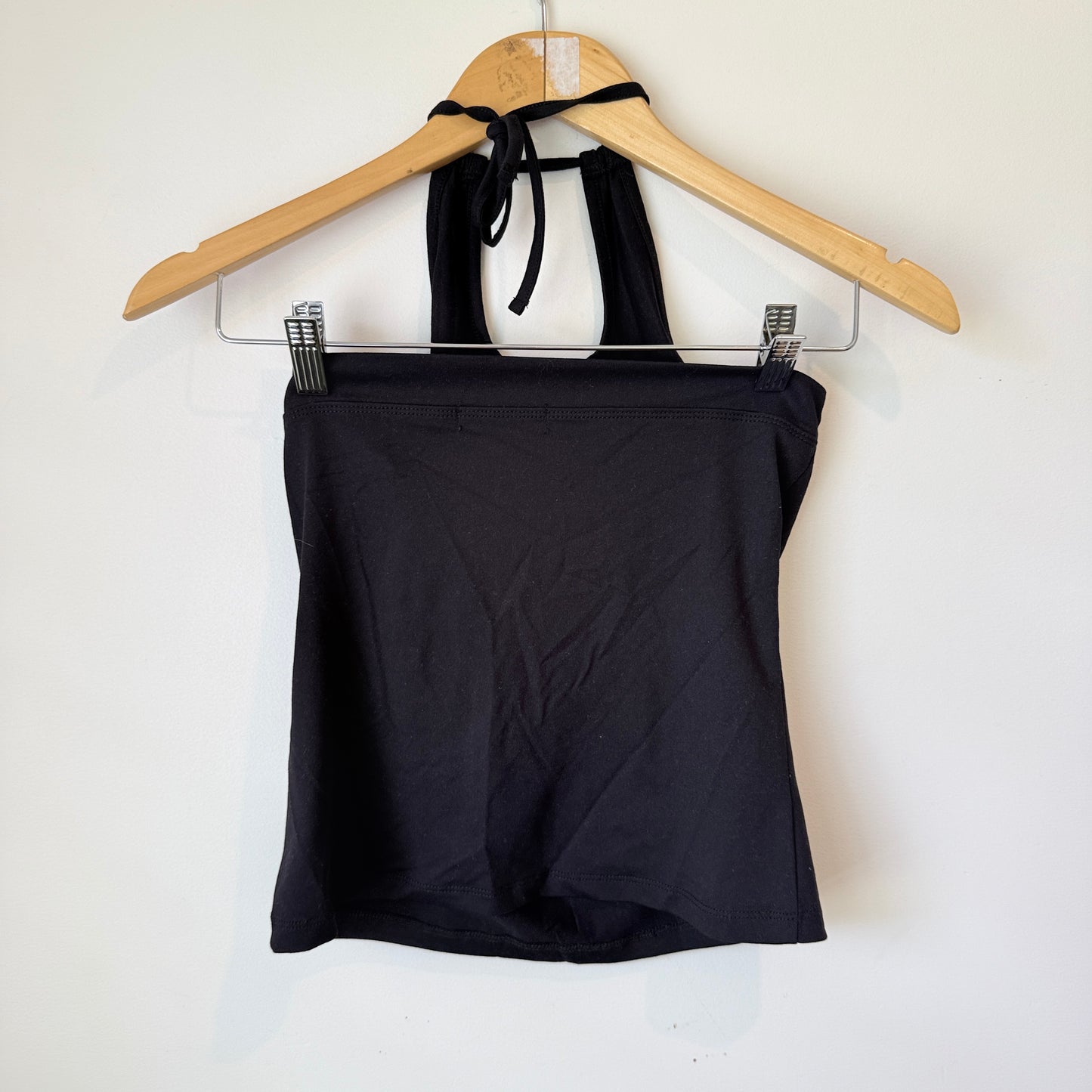 Glassons Black Halter-Neck Top – Size M