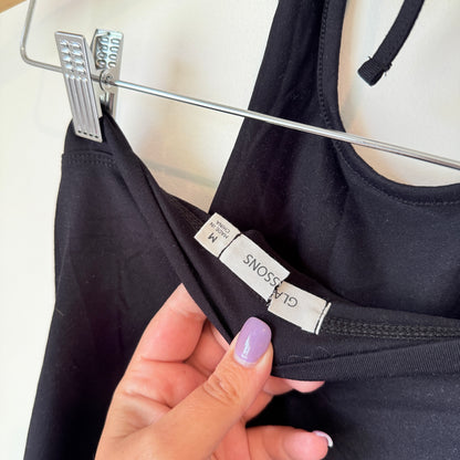 Glassons Black Halter-Neck Top – Size M