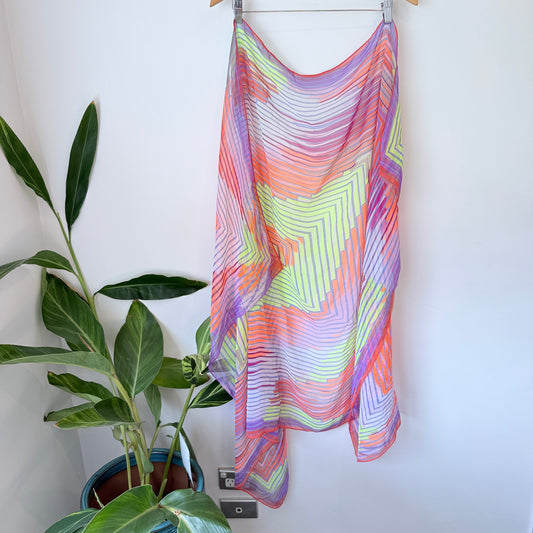 Geometric-Patterned Scarf