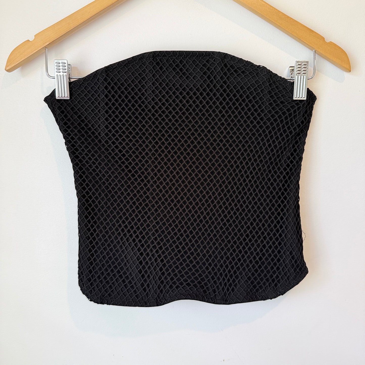 Glassons Black Mesh Tube Top – Size M