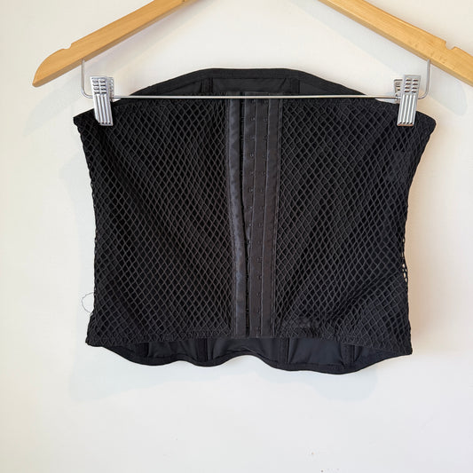 Glassons Black Mesh Tube Top – Size M