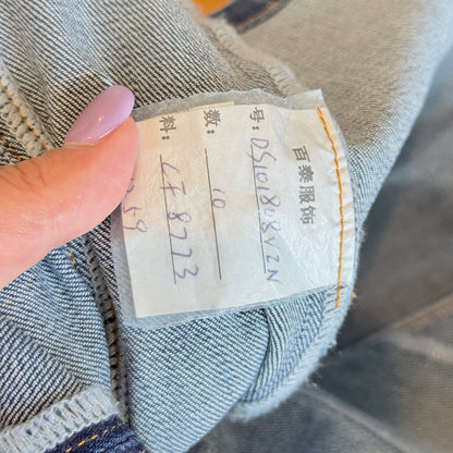 Glassons Blue Denim Strapless Dress – Size 10