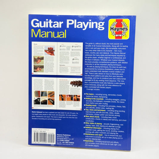 Haynes Guitar Playing Manual by Martin Hatwood