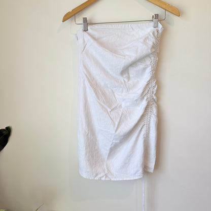 Glassons White Smocked Tube Dress – Size M