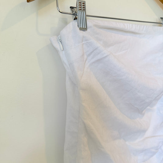 Glassons White Smocked Tube Dress – Size M