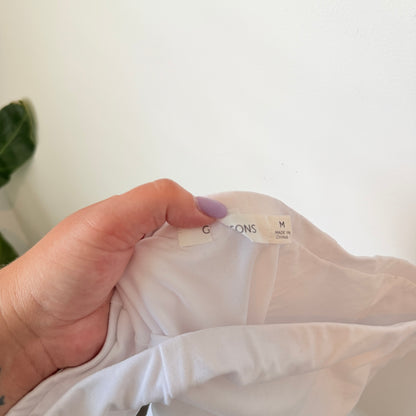 Glassons White Mini Skirt Size M