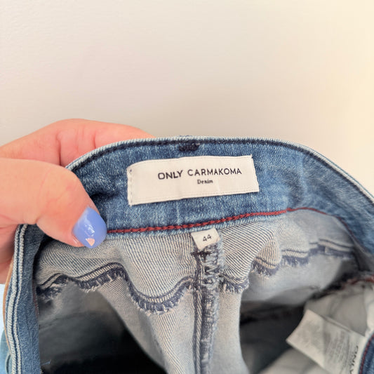 Only Carmakoma Size 44 Medium-Wash Blue Jeans
