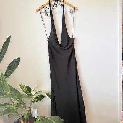 Glassons Black Backless Halter Dress Size 10