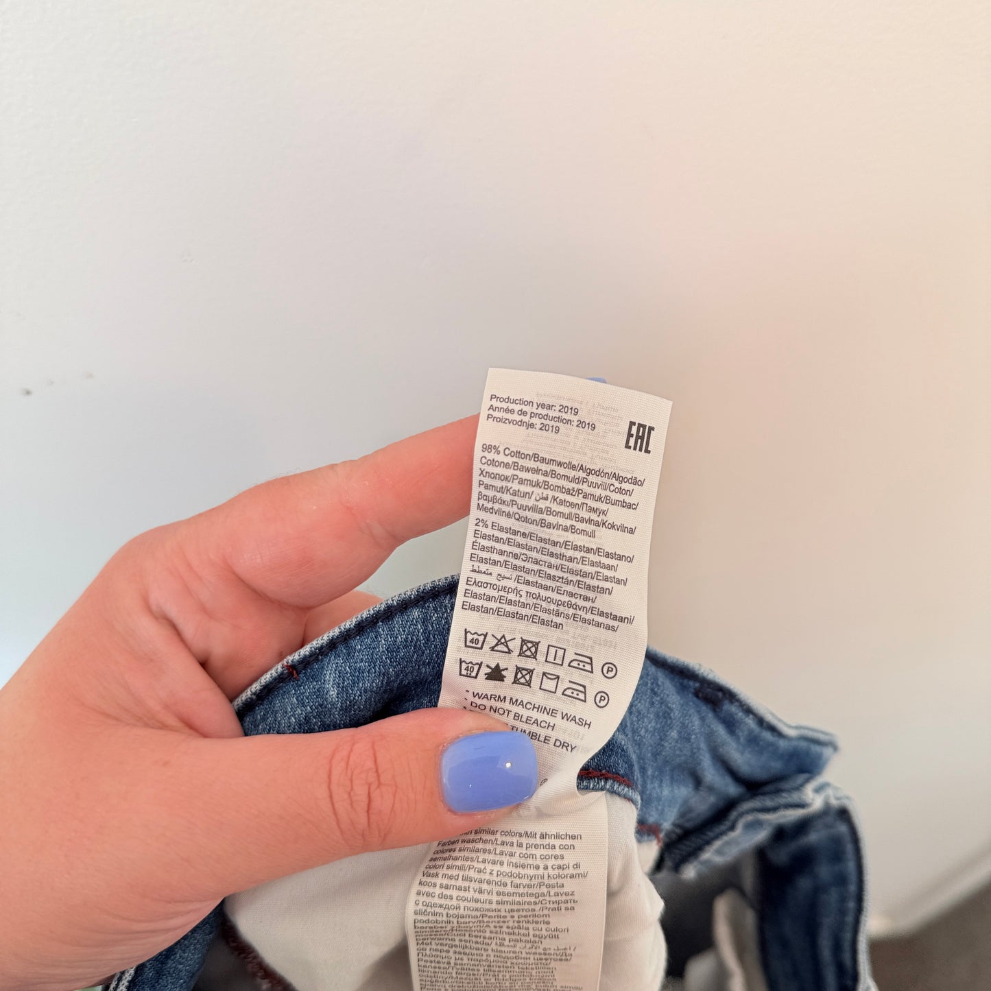 Only Carmakoma Size 44 Medium-Wash Blue Jeans