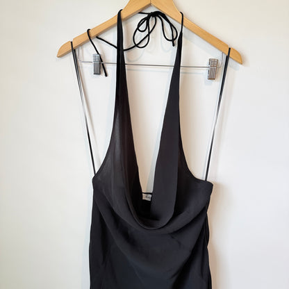 Glassons Black Backless Halter Dress Size 10