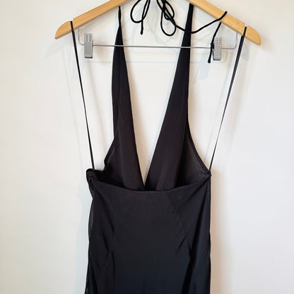 Glassons Black Backless Halter Dress Size 10