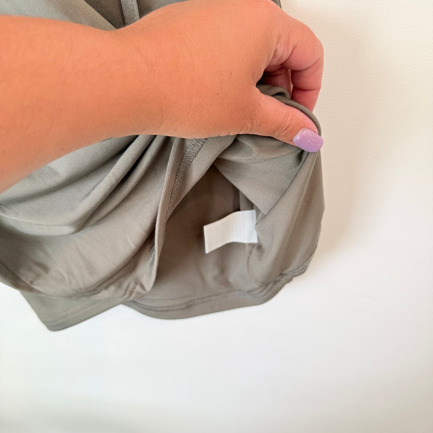 Glassons Taupe Sleeveless Tie-Front Dress Size M