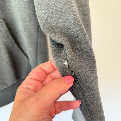 Absent Size S Gray Hooded Sweatshirt