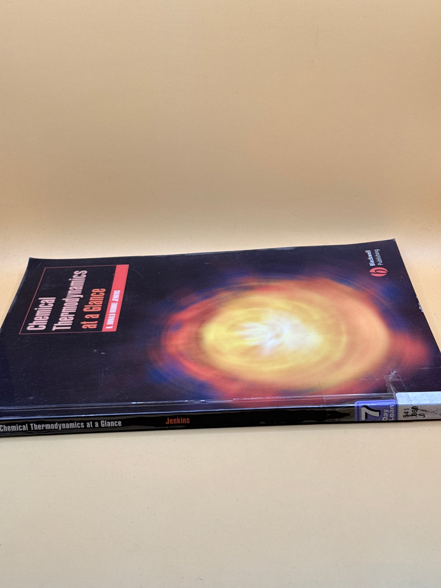 Chemical Thermodynamics at a Glance by H. Donald Brooke Jenkins