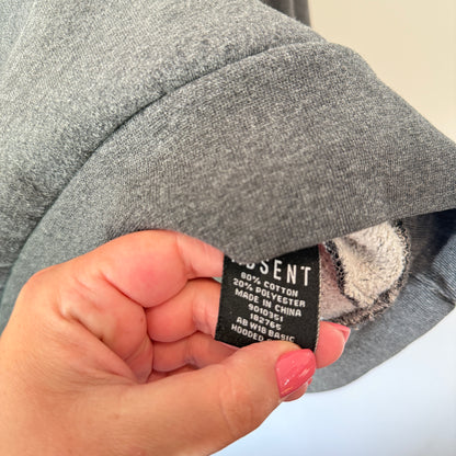 Absent Size S Gray Hooded Sweatshirt
