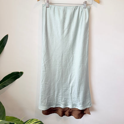 Glassons Midi Skirt Contrast Hem Size 10