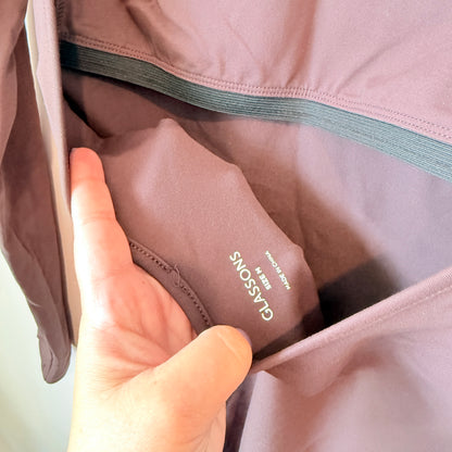 Glassons Long-Sleeve Scoop-Back Bodysuit – Size M