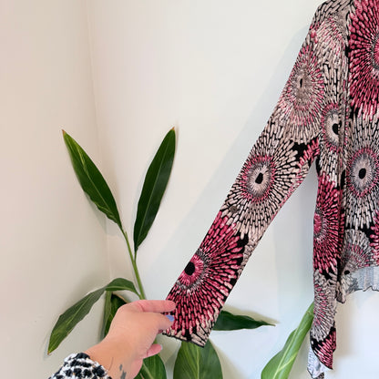 Merric Size 10 Boho-Style Open-Front Cardigan