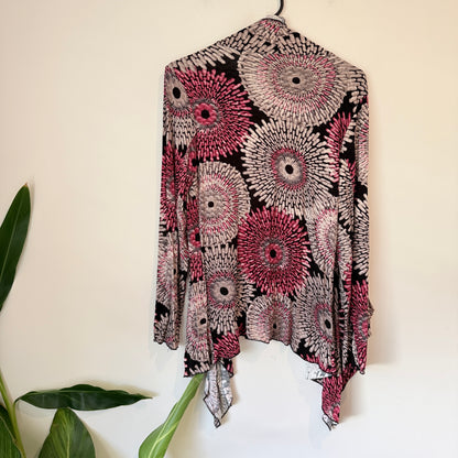 Merric Size 10 Boho-Style Open-Front Cardigan