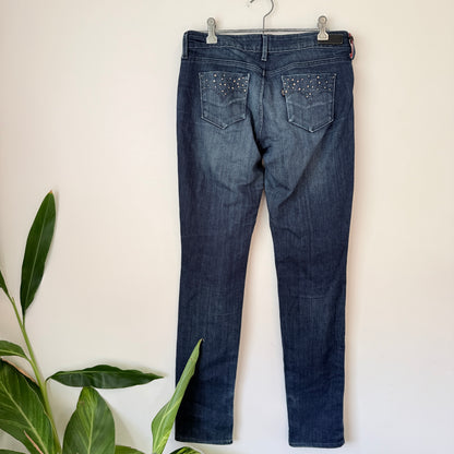 Levi Strauss Size 28 Dark Wash Skinny Jeans