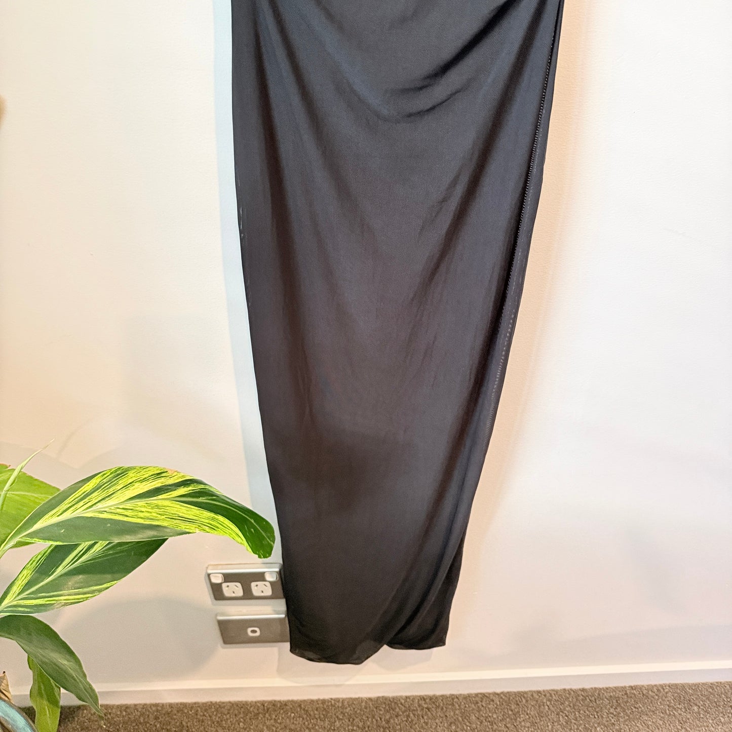 Glassons Asymmetric Cut-Out Maxi Dress – Size M