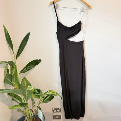 Glassons Asymmetric Cut-Out Maxi Dress – Size M