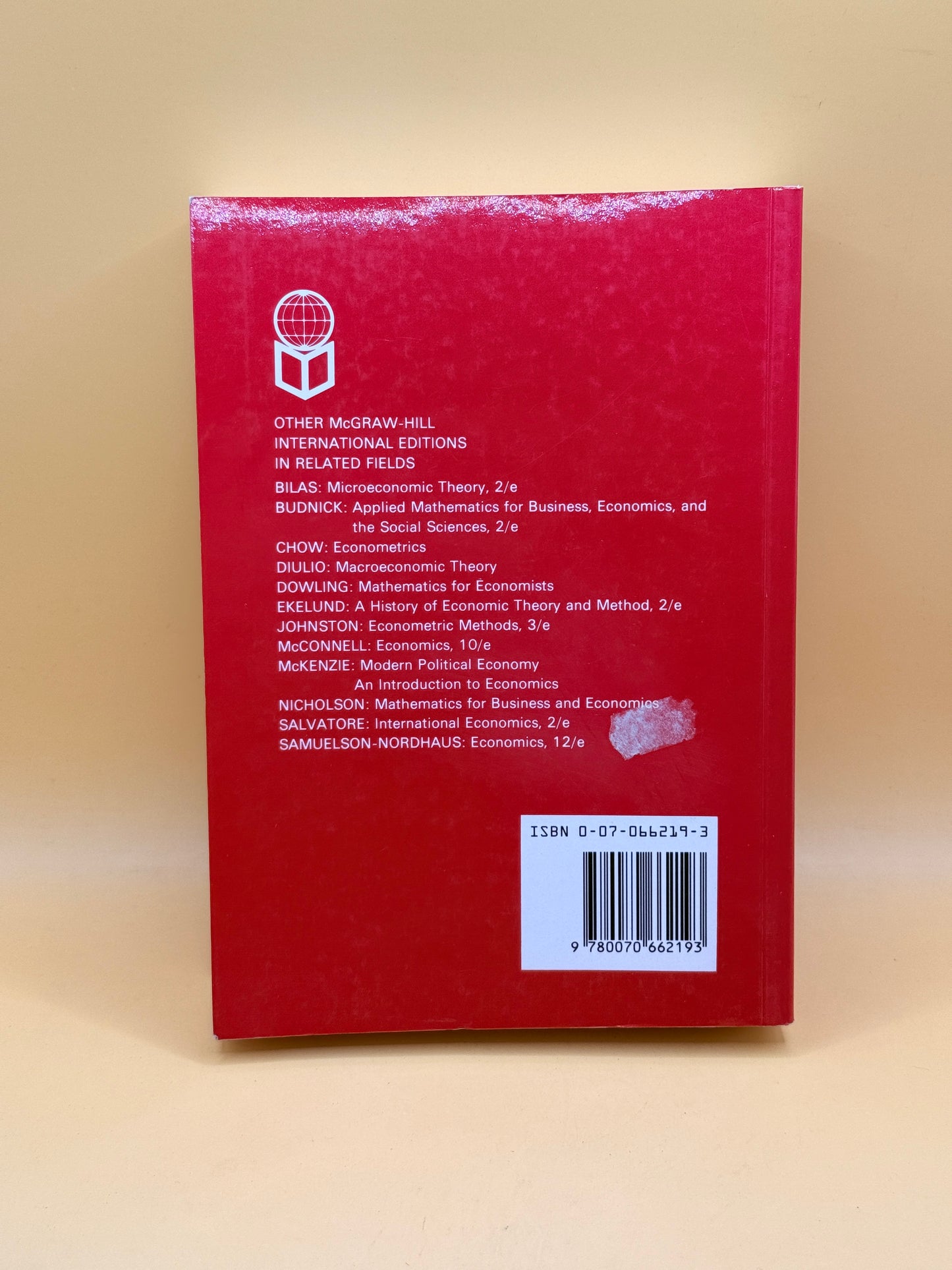 Fundamental Methods of Mathematical Economics (3rd Edition) by Alpha C. Chiang