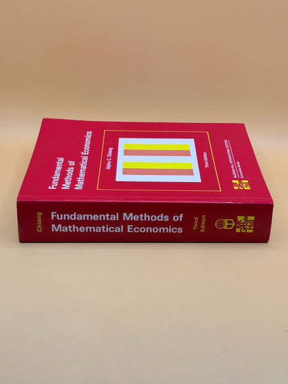 Fundamental Methods of Mathematical Economics (3rd Edition) by Alpha C. Chiang