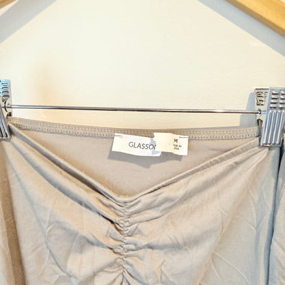 Glassons Grey Maxi Skirt Size M