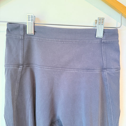 Lorna Jane Gray High-Waisted Performance Leggings - 58cm Waist