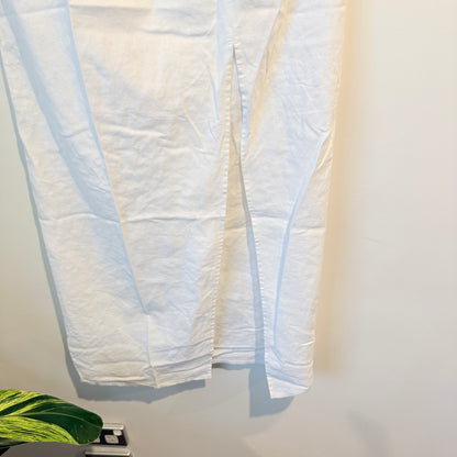 Glassons White Twist-Front Maxi Skirt Size 10