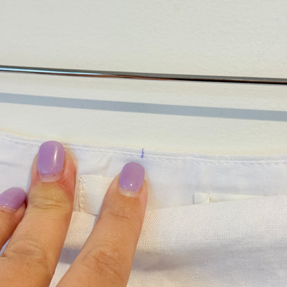 Glassons White Wrap-Style Maxi Skirt with Tie Detail Size 10