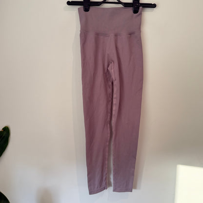Unknown Brand Size Waist 54cm High-Waisted Mauve Leggings