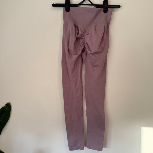 Unknown Brand Size Waist 54cm High-Waisted Mauve Leggings