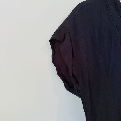 Max Size 6 Black V-Neck Shift Dress