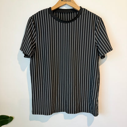 Shein Teen Size 15Y Striped Short-Sleeve T-Shirt