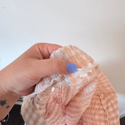 Brand Unknown Size Waist 92cm White Gingham Check Shorts