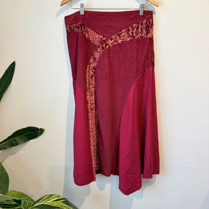 Shouq Size 14 Asymmetrical Midi Skirt