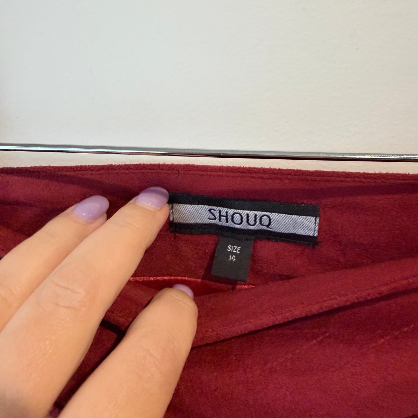 Shouq Size 14 Asymmetrical Midi Skirt