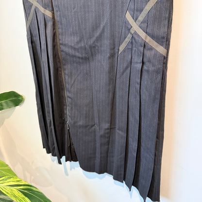 Ovation Size 14 Black A-Line Midi Skirt