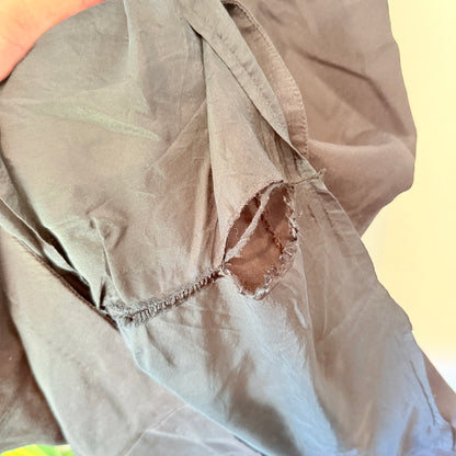 Country Road Size 14 Black Silk / Cotton Mini Dress