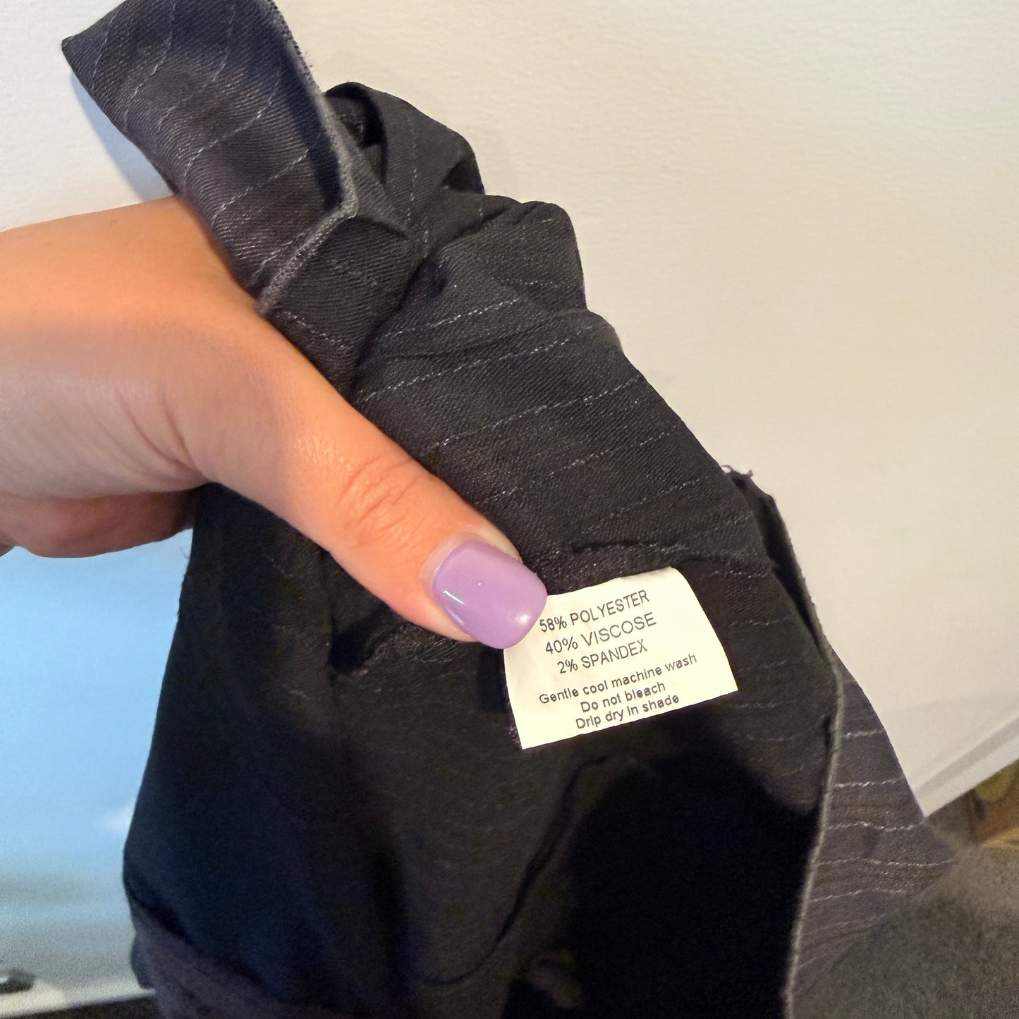 Ovation Size 14 Black A-Line Midi Skirt