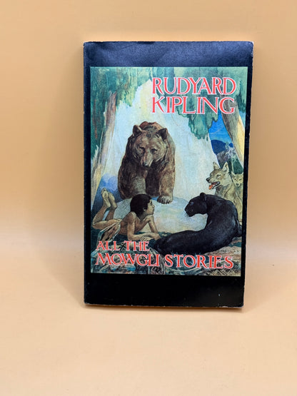 All the Mowgli Stories by Rudyard Kipling (1962 Macmillan Edition) - Black cover