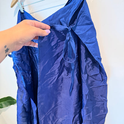 Pink Silk Size XL Leg Wrap Pants