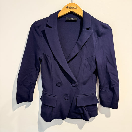 Cue Size 6 Navy Blue Blazer